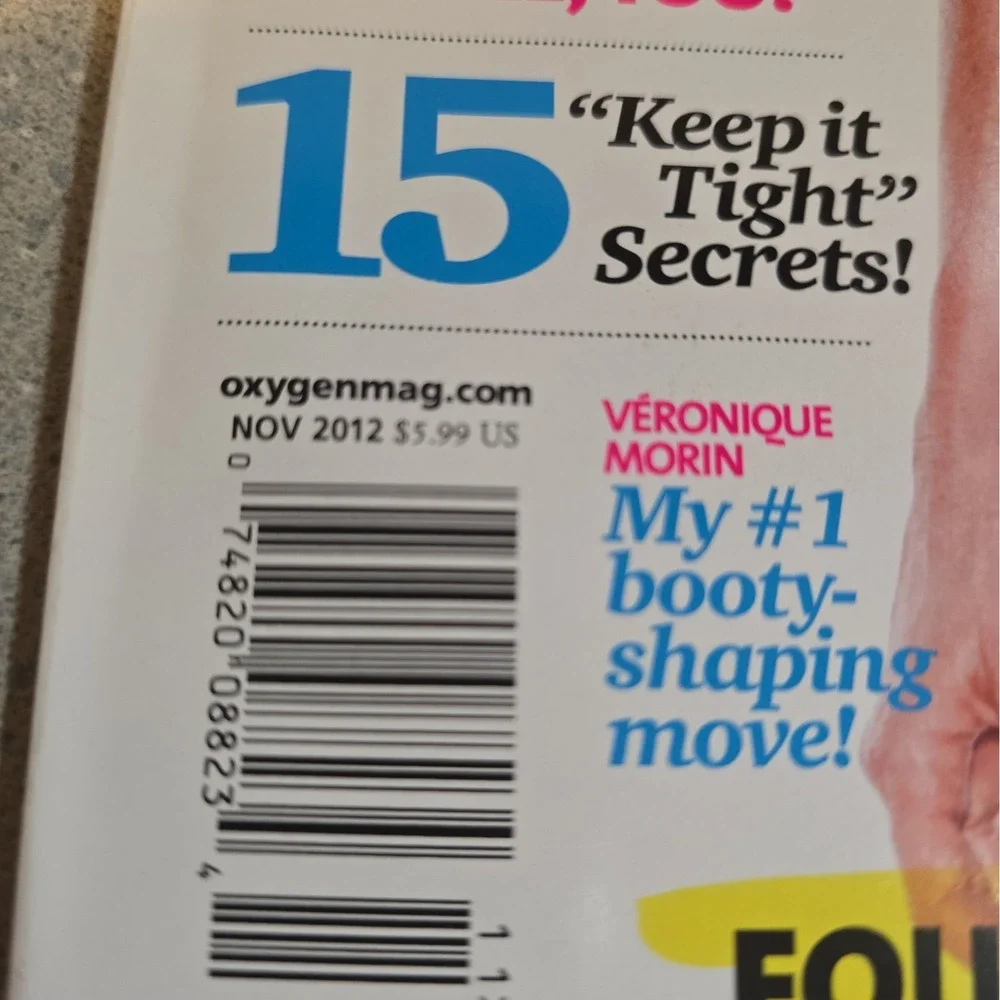 Oxygen Nov 2012 Magazine Veronique Morin Cover Womens 2012 Fitness Universe Week